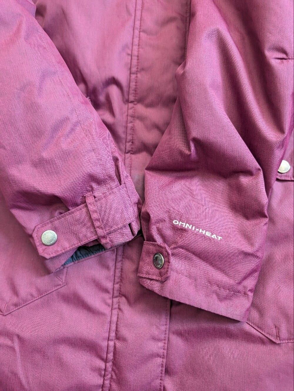 Columbia Womens Plum Purple Suttle Mountain Long Insulated Jacket Size Large - Picture 10 of 16